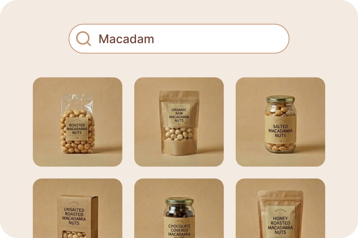 Catalog with search interface